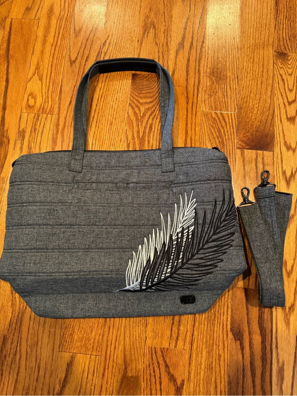 Lug Apollo Tote - Heather Gray Feather. Excellent Condition!